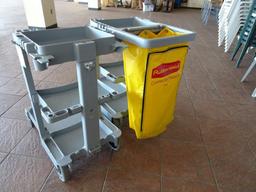 2 RUBBERMAID CARTS