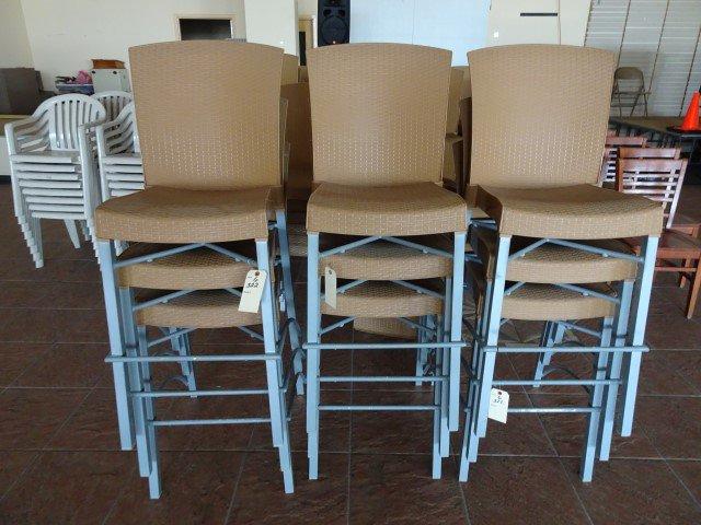 9 GROSSFLEX HIGH BACK BAR STOOLS 2194 INV2760