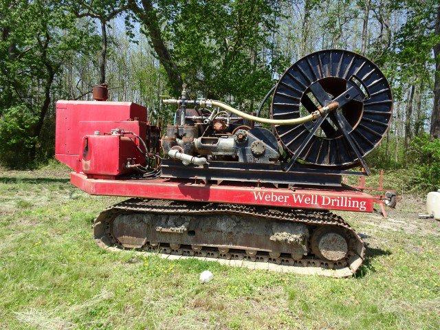 ALL TERRAIN GROUT PLANT DOUBLE HOPPER 4 CYL JD DIESEL W/ 2733 HRS SN PE4045