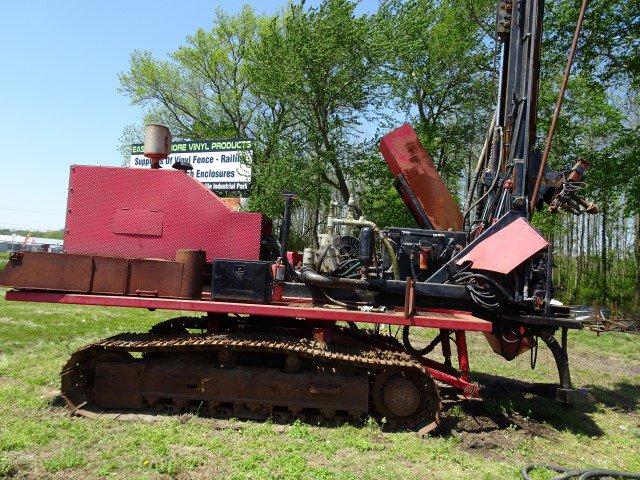 CUSTOM BUILT DRILL RIG ALL TERRAIN WITH 6 CYL JD DIESEL GEOTHERMAL UP TO 50