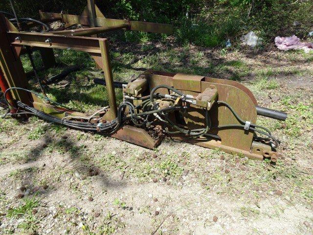 CUSTOM BUILT HYD PIPE STRAIGHTNER 3 & 2 WITH SKID LOADER ATTACHMENT