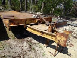 1996 TALBERT TILT TRAILER 26' WITH 21' DECK DIAMOND PLATE TANDEM DUAL AXLE