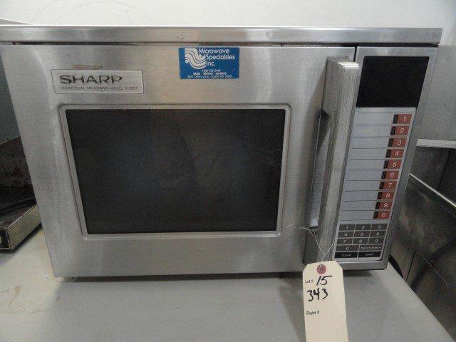 SHARP COMMERCIAL MICROWAVE MOD R 22DT