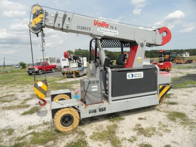 #1305 2010 VALLA 75E DECK CRANE 26 HRS MAX LIFT 16500 SN 9014 TOTAL WEIGHT