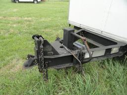 #2313 1990 KRUEGER TRAILER 9 TON GVWR TANDEM AXLE 26' X 7 1/2 X 8 DURALITE