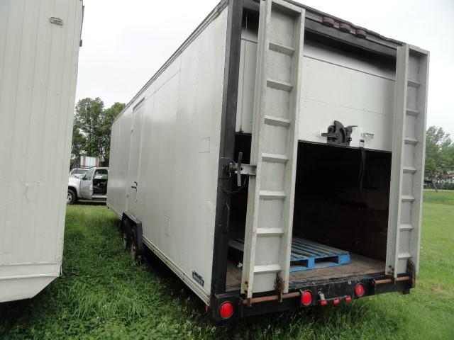 #2313 1990 KRUEGER TRAILER 9 TON GVWR TANDEM AXLE 26' X 7 1/2 X 8 DURALITE