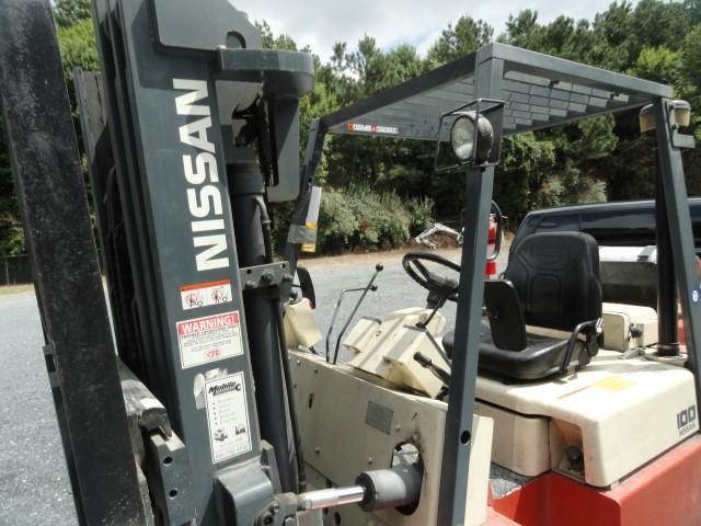 #2802 100 NISSAN FORKLIFT 187" BGF03 920936 LIFT 9250 3 MAST 5973 HRS NISSA