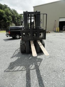 #2802 100 NISSAN FORKLIFT 187" BGF03 920936 LIFT 9250 3 MAST 5973 HRS NISSA