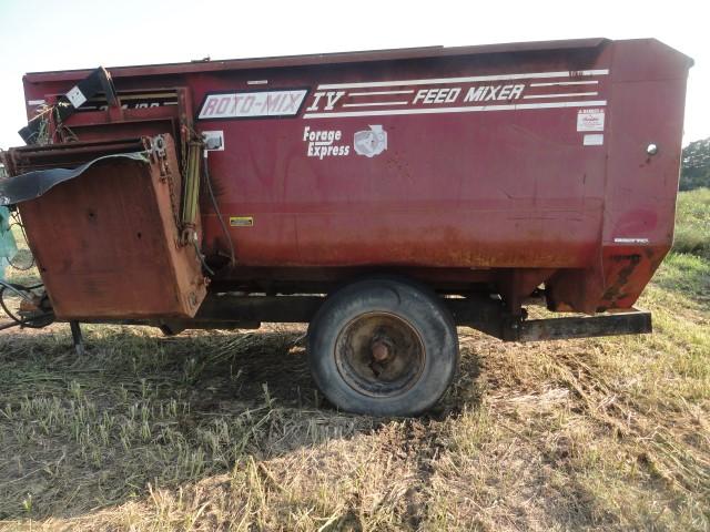 ROTO MIX IV 354 12B SINGLE AXLE 12 HOPPER DIGI STAR EZ VIEW 150 SN 89108414