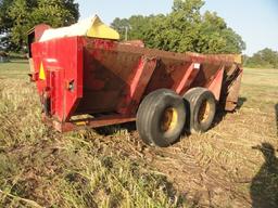 NEW HOLLAND SIDE DISCHARGE MANURE SPREADER MISSING IMPELLER ROUGH CONDITION