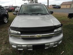 #1101 2005 CHEVY TRAILBLAZER LS 101314 MILES AUTO TRANS 4 WD SUNROOF CLOTH