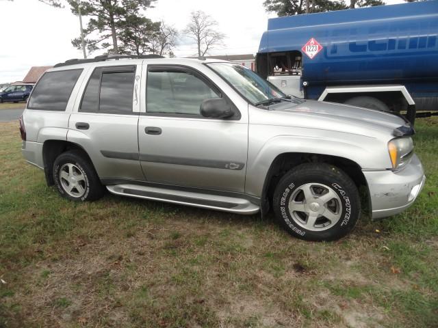 #1101 2005 CHEVY TRAILBLAZER LS 101314 MILES AUTO TRANS 4 WD SUNROOF CLOTH