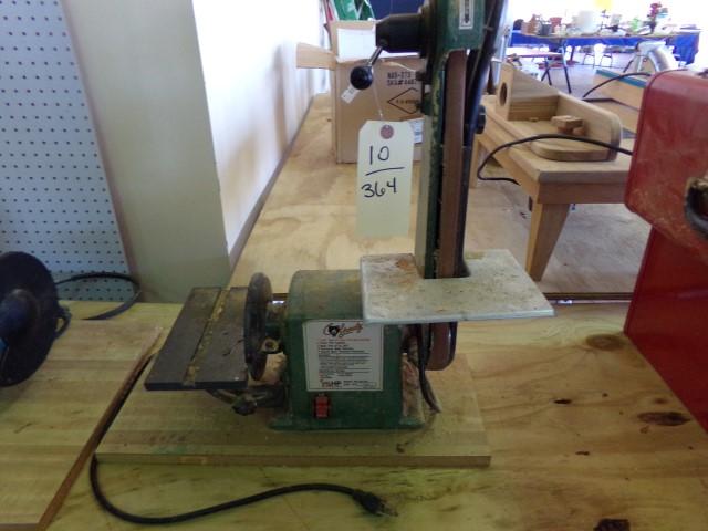 GRISLEY DISK AND BELT SANDER 1 INCH BY 42 INCH BELT 6 INCH DISK 2 TILT TABL