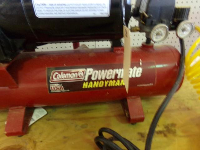 COLEMAN POWERMATE 2 HP 2.5 GALLON COMPRESSOR