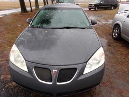 #4305 2007 PONTIAC G6 208977 MILES AUTO TRANS CRUISE AM FM CD SUNROOF CLOTH