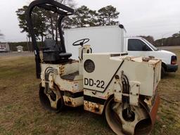 #6301 INGERSOLL RAND ROLLER MOD DD 22 574 ORIG HOURS