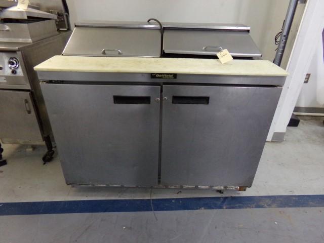 DELFIELD 48" SANDWICH PREP BOX  ON CASTERS