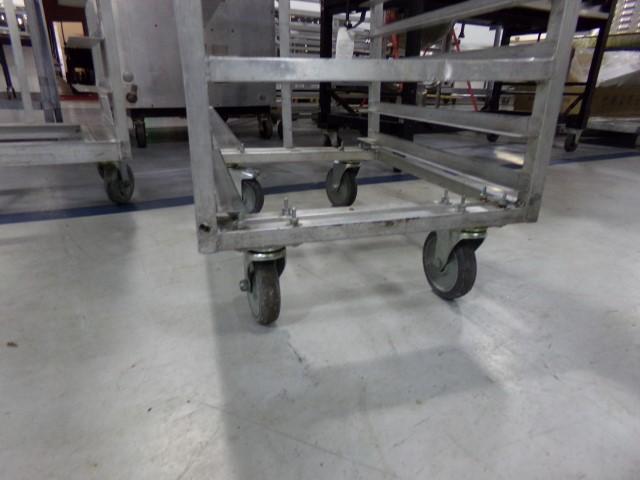 ALUMINUM FULL SIZE SHEET TRAY ON CASTERS 20 TRAYS