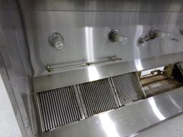 CAPTIVE AIRE 12' STAINLESS STEEL HOOD WITH RETURN AIR JOB #1262534 HOOD #1