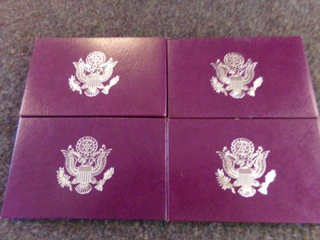 4 UNITED STATES MINT PROOF SET  1989