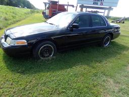 #3701 2009 FORD CROWN VIC 180000 MILES PWR PKG POLICE INTERCEPTOR AM FM BUC