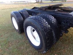 #7401 1987 VOLVO SLEEPER CAB SHOWING 112716 MILES CUMMINS DIESEL POLISHED A