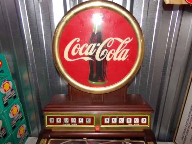 COCA COLA TABLE TOP PINBALL MACHINE