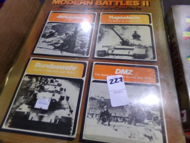 TABLE LOT WAR GAMES TO INCLUDE MODERN BATTLES II FOUR BATTLES IN NORTH AFRI