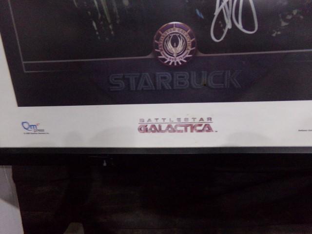 AUTOGRAPHED MOVIE POSTER BATTLESTAR GALACTICA SIGNED BY KATEE SACKHOFF