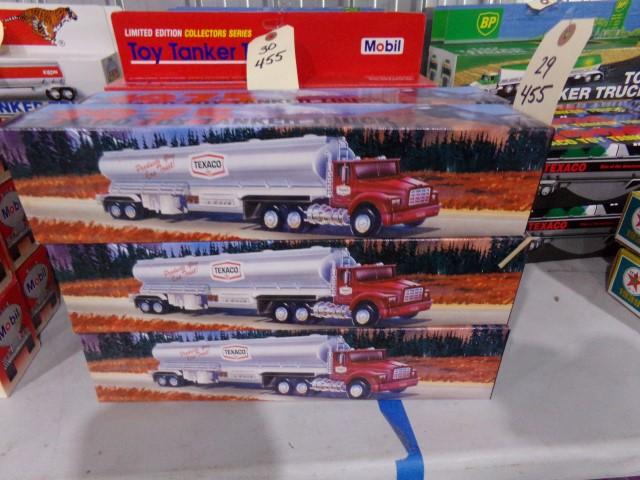 SIX NEW IN BOX 1975 TEXACO TOY TANKER TRUCKS