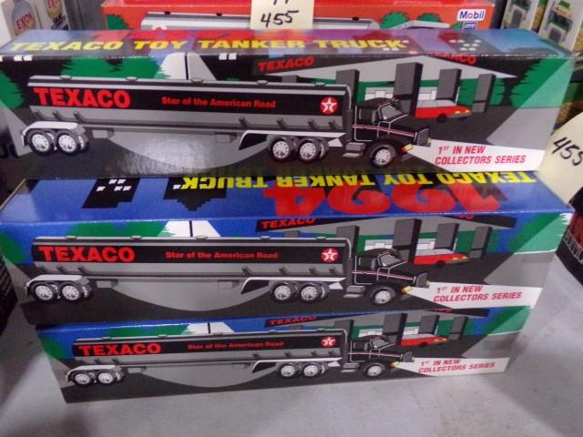 FIVE NEW IN BOX 1994 TEXACO TANKER TRUCKS 1ST IN NEW COLLECTOR SERIES