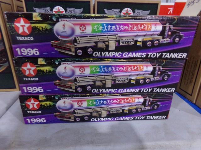 SIX NEW IN BOX TEXACO 1996 OLYMPIC GAMES TOY TANKER #3 COLLECTORS SERIES
