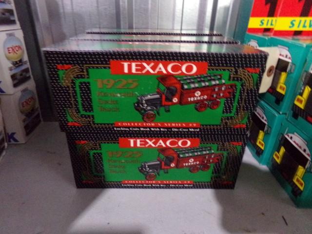 SIX NEW IN BOX TEXACO 1925 KENWORTH STAKE TOY TRUCK COLLECTORS SERIES #9 LO