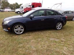 #1302 2011 CHEVY CRUZE LTZ 151663 MILES AUTO TRANS SUNROOF HEATED AND COOLE