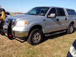 #1101 2008 FORD F150 XLT 5.4 TRITON SUPER CAB 4X4 162295 MILES AUTO TRANS P