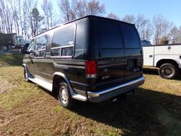 #2101 2001 FORD E150 CONVERSION VAN V8 106430 MILES PWR PKG NO REAR SEATING