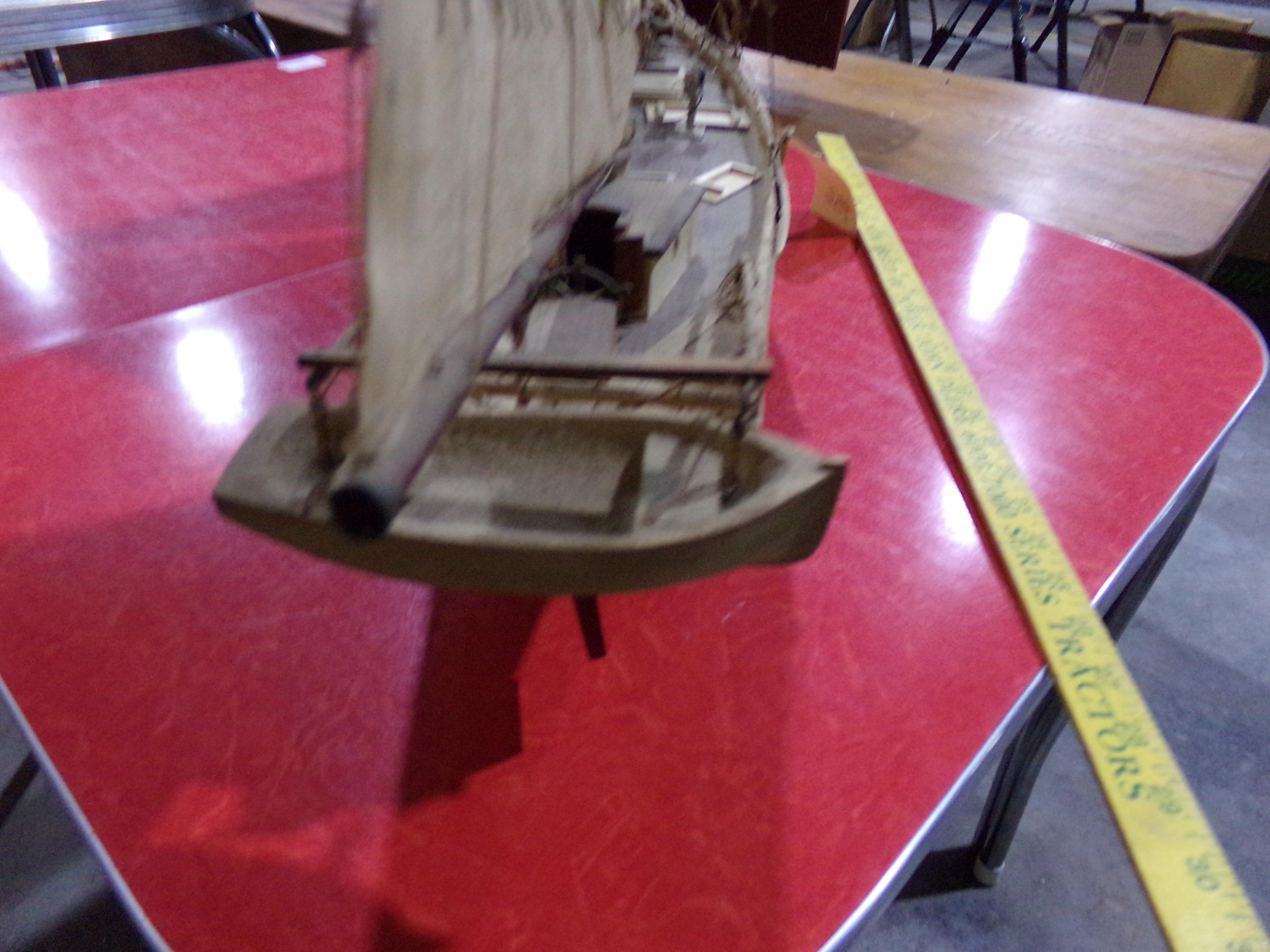 WOODEN SKIPJACK MODEL BUILT BY JOHNNY NORTH FROM WINGATE MARYLAND ENTITLED