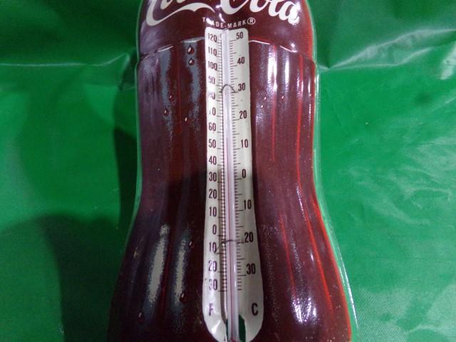 COCA COLA BOTTLE THERMOMETER APPROX 16" MADE BY DONASCO