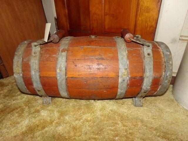 ANTIQUE WOODEN WATER CAST