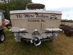 1983 BAYLINER TROPHY 23' ON A VENTURE TRAILER WITH VOLVO PENTA 280 OUTDRIVE