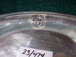 STERLING DISH TROPHY INSCRIBED LOARDSHIP 1949 NATIONAL SKEET SHOOTING ASSOC