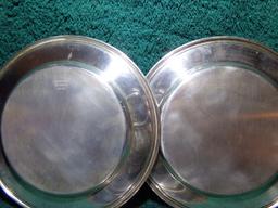 3 STERLING DISHES 6 INCH 8.9 T OZ