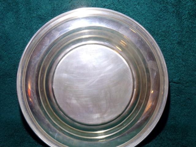 BERKELEY INTERNATIONAL STERLING BOWL D327 9 INCH 6.24 T OZ