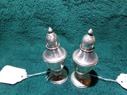 REVERE SILVER SMITH STERLING WEIGHT SALT AND PEPPER