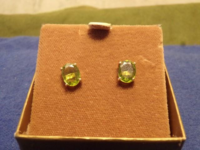 14 KT GOLD AND APPROXIMATELY 3/4 CARAT EARRINGS