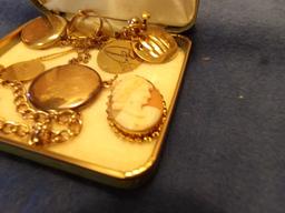 GOLD FILLED JEWELRY MOSTLY 12 KT 27.6 DWT