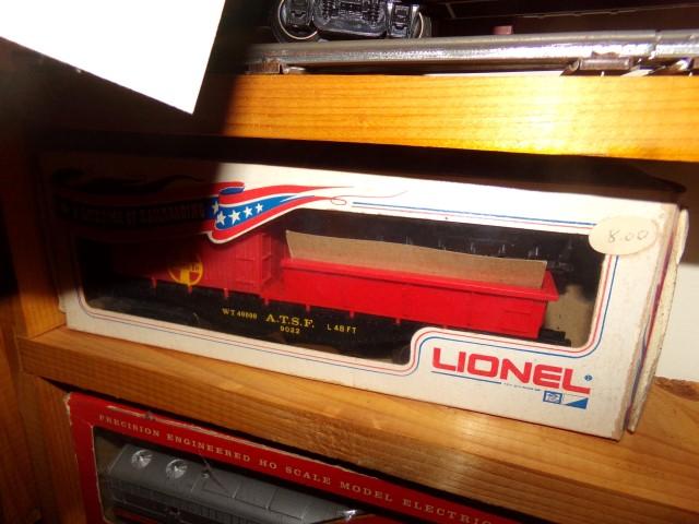 SET OF SIX TRAINS INCLUDING 3 LIONEL ATSF 9021 GENERAL MILLS 9090 MOBILE GA