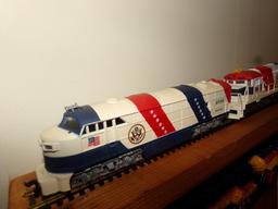 SET OF 47 TRAINS INCLUDING 31 TYCO HO SCALE 1776 SEABOARD HEROES OF REVOLUT