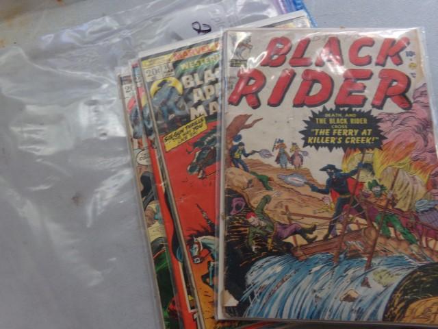 FOUR BLACK RIDER BY ATLAS COMICS AND MARVEL INCLUDING ISSUE 18