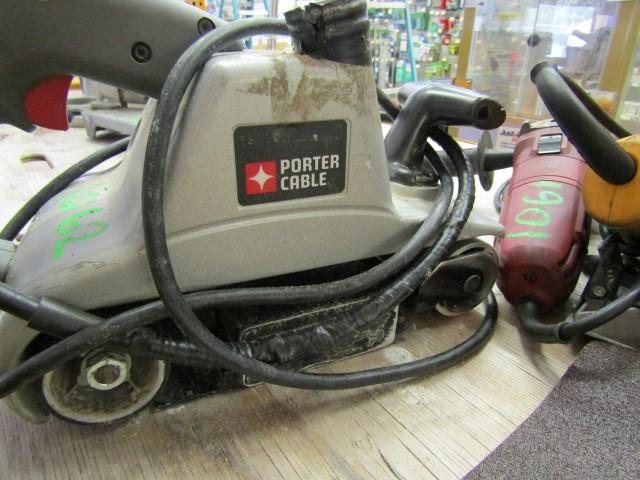 #1061 SKIHL GRINDER 1062 PORER CABLE BELT SANDER 1063 MILWAUKEE ORBITAL SAN